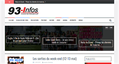 Desktop Screenshot of 93-infos.fr